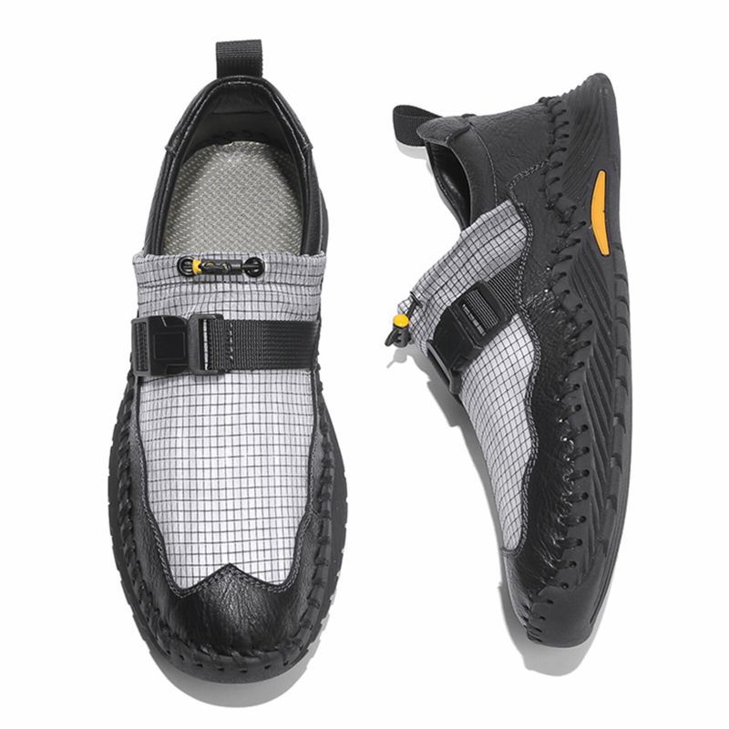 Chaussures En Tissu Pour Hommes Chaussures De Sport Décontractées En Plein Air Pour Hommes Chaussures De Conducteur Confortables Et Respirantes