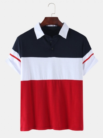 Chemise De Golf Décontractée À Manches Courtes Pour Hommes