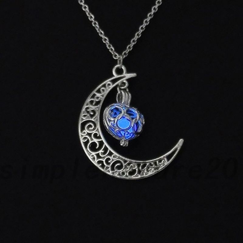 Collier Pendentif Lumineux Creux En Forme De Coeur