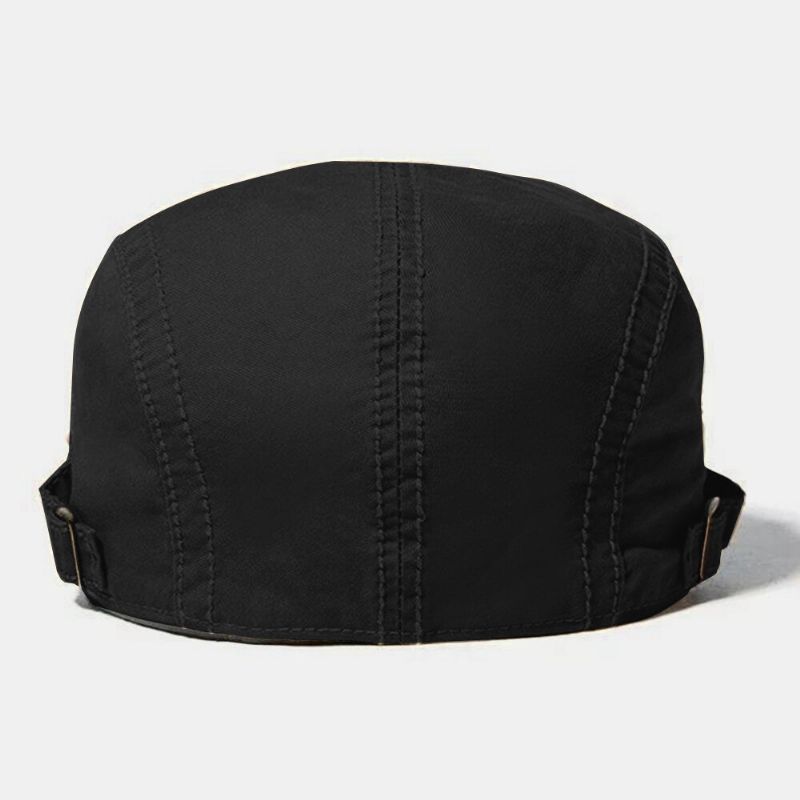 Collrown Hommes Gland Couleur Correspondant Lierre Casquette Étiquette Patch Décontracté Sauvage Réglable Bérets Casquettes Plates Été Gavroche Chapeau