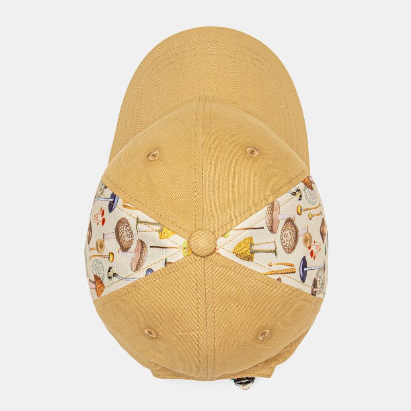 Collrown Unisexe Champignon Patch Motif Patchwork Mode Personnalité Parasol Chapeau De Baseball