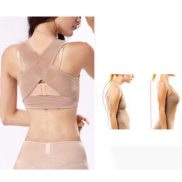 Correcteur De Posture Pour Femme Offrant Un Soulagement De La Mauvaise Posture Ceinture Arrière