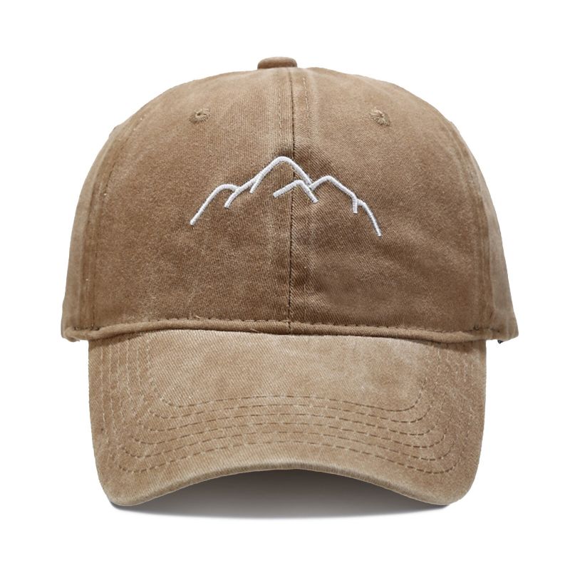 Coton Neutre Sports De Plein Air Lavé Vieux Alpinisme Chapeau De Pêche Crème Solaire Pare-soleil Casquette De Baseball