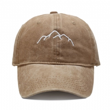 Coton Neutre Sports De Plein Air Lavé Vieux Alpinisme Chapeau De Pêche Crème Solaire Pare-soleil Casquette De Baseball