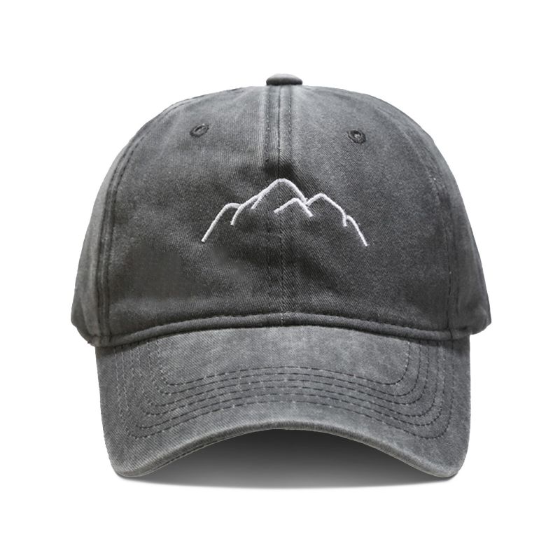 Coton Neutre Sports De Plein Air Lavé Vieux Alpinisme Chapeau De Pêche Crème Solaire Pare-soleil Casquette De Baseball