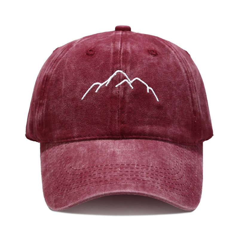 Coton Neutre Sports De Plein Air Lavé Vieux Alpinisme Chapeau De Pêche Crème Solaire Pare-soleil Casquette De Baseball