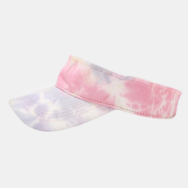 Couleur Tie-dye Vide Top Hat Outdoor Sun Hat