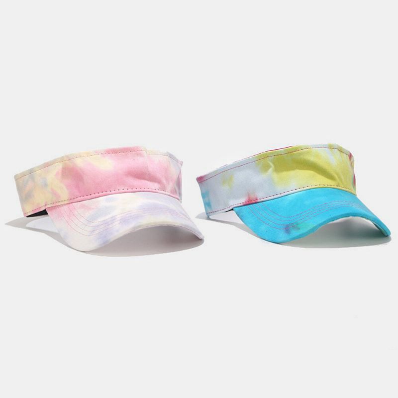 Couleur Tie-dye Vide Top Hat Outdoor Sun Hat