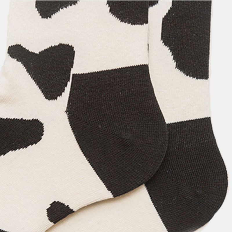 Couple Modèles Vache Texture Coton Chaussettes Style Japonais Et Coréen Mignon Coton Chaussettes Pour Hommes Et Femmes