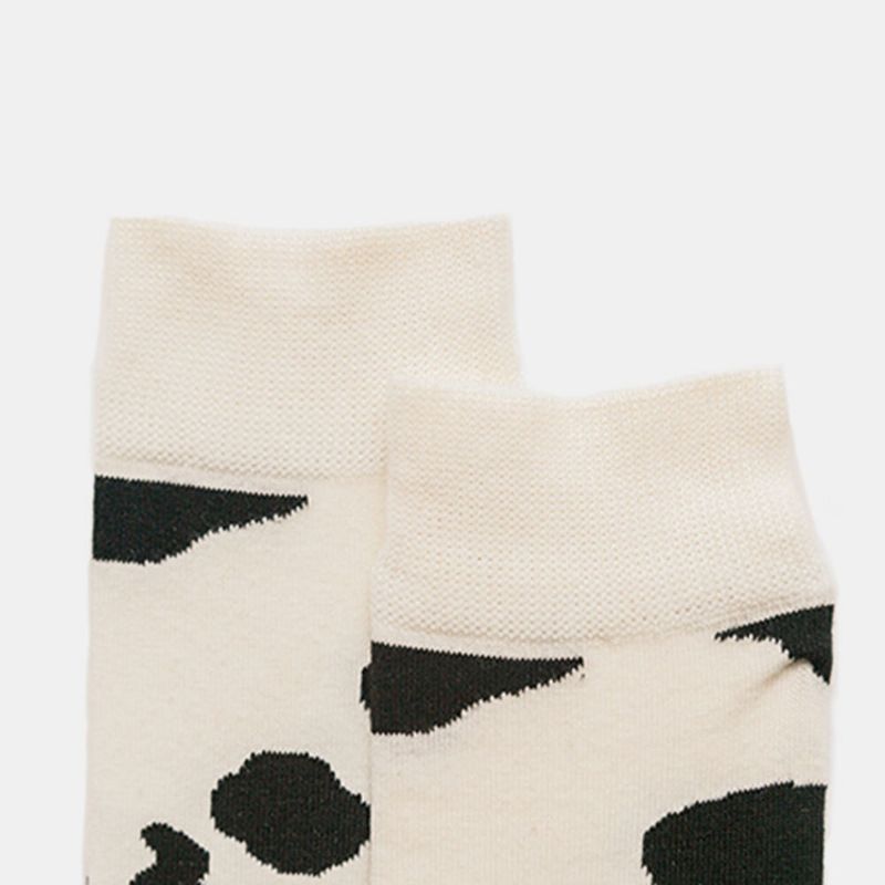 Couple Modèles Vache Texture Coton Chaussettes Style Japonais Et Coréen Mignon Coton Chaussettes Pour Hommes Et Femmes