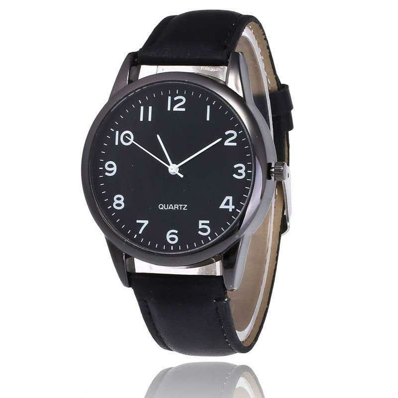 Denton Sidpega Mode Simple Bracelet En Cuir Hommes Montre À Quartz