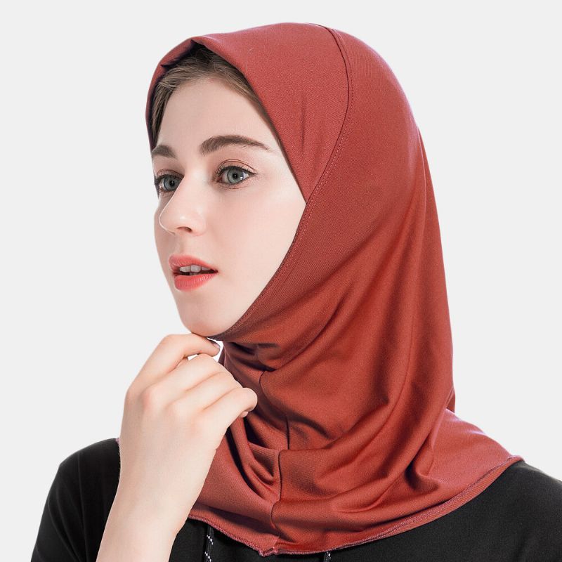 Écharpe Hijab Femme Cristal Solide Chanvre