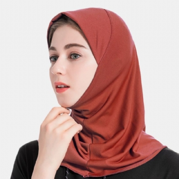 Écharpe Hijab Femme Cristal Solide Chanvre