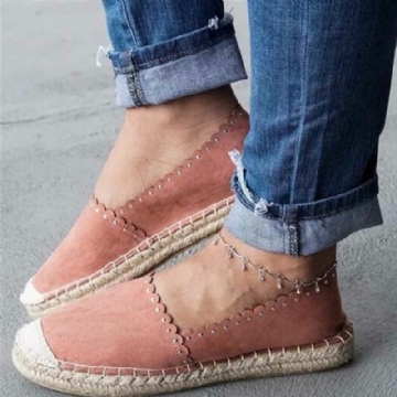 Espadrille Plate Décontractée Et Respirante Pour Femmes