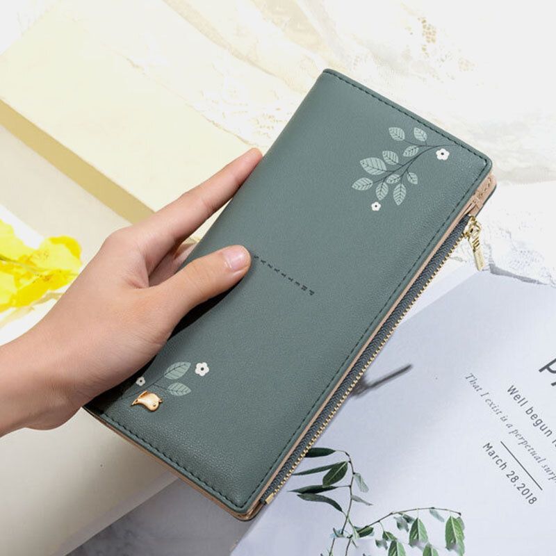 Femme 10 Fentes Pour Cartes Long Wallet Purse Phone Bag