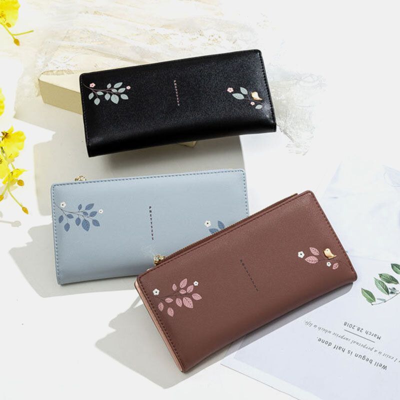 Femme 10 Fentes Pour Cartes Long Wallet Purse Phone Bag