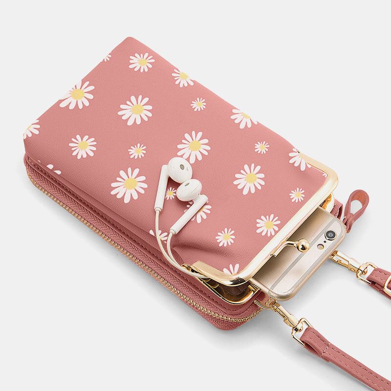 Femme 13 Fentes Pour Cartes Sac De Téléphone Daisy Sac À Bandoulière Sac À Bandoulière