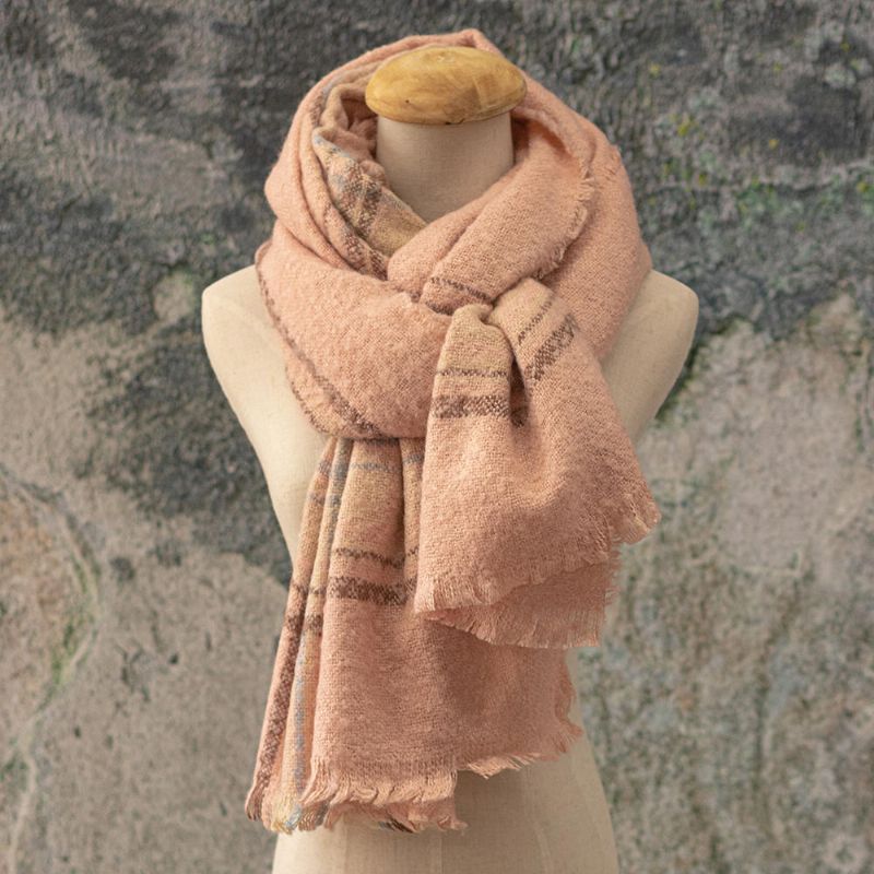 Femme Écharpe Châle Wrap Boutonné