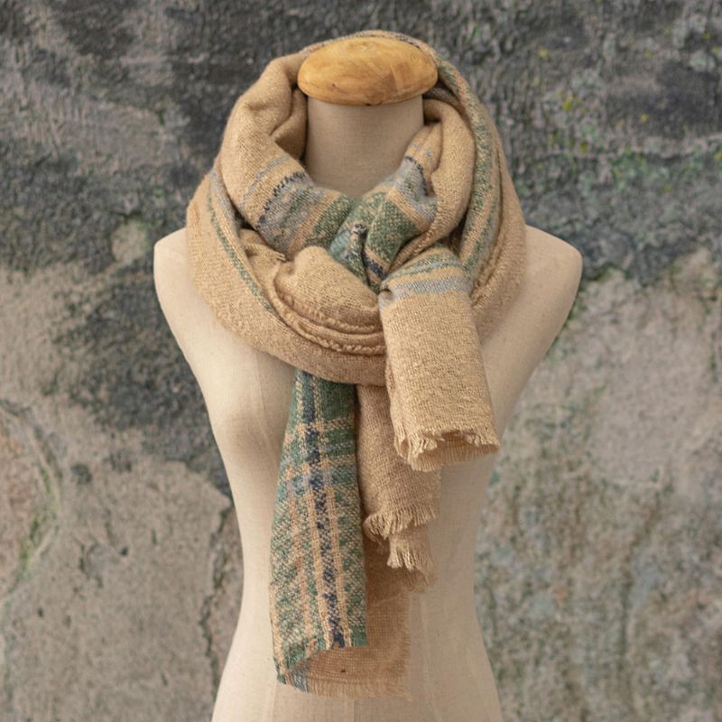 Femme Écharpe Châle Wrap Boutonné