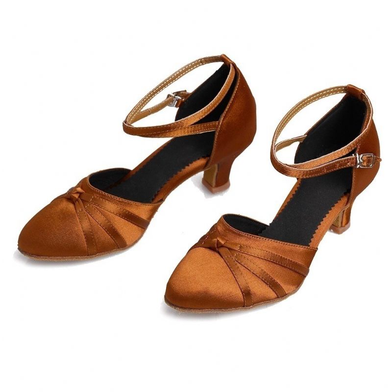 Femmes 5.5cm Talon Tango Ballroom Mode Moderne Chaussures De Danse Pompes