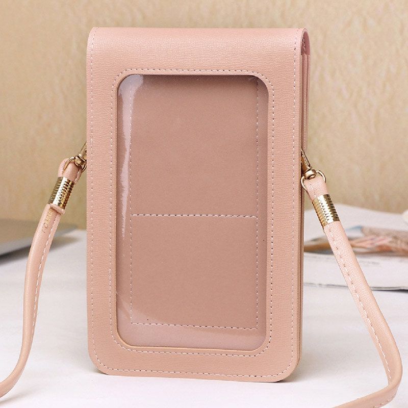 Femmes 6.3 Pouces Écran Tactile Sac À Bandoulière Téléphone Sac Sac À Bandoulière