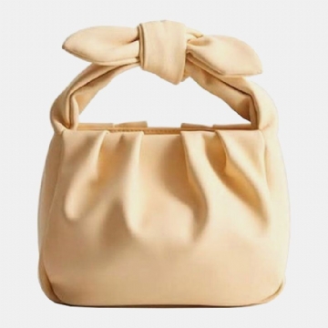 Femmes Bow Pouch Sac À Main Décontracté Solide Sac À Bandoulière