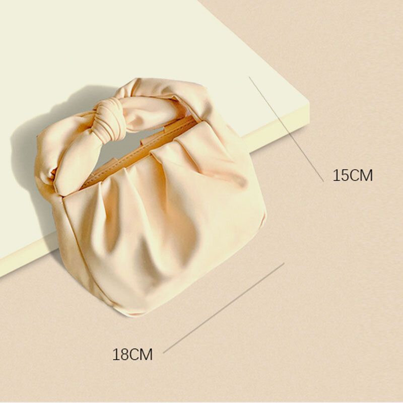 Femmes Bow Pouch Sac À Main Décontracté Solide Sac À Bandoulière