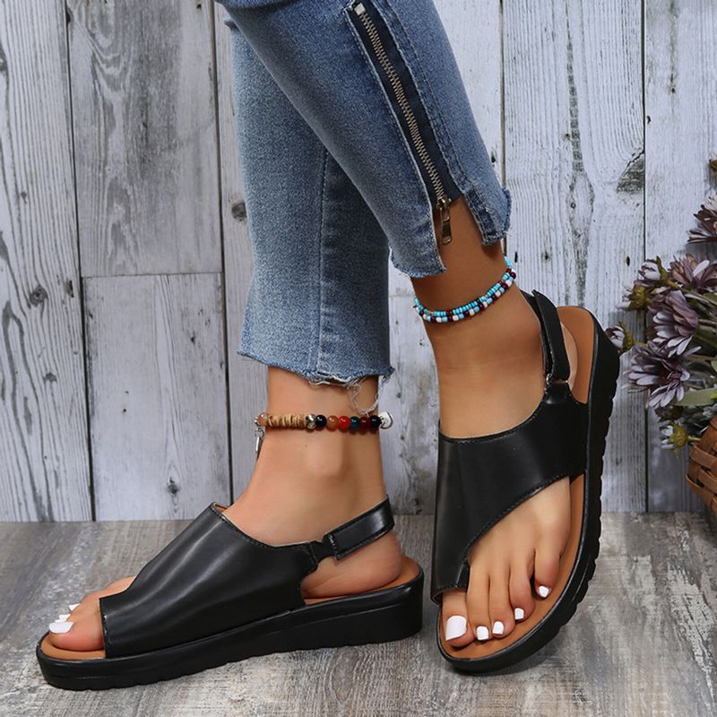 Femmes Casual Summer Beach Vacation Hook Loop Thumb Sandals