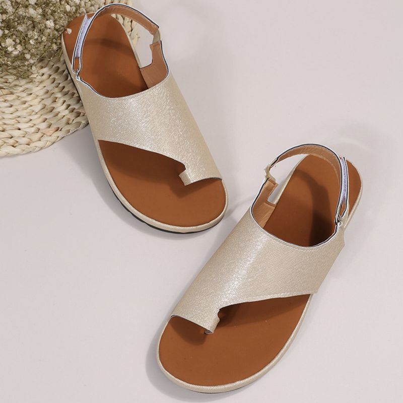 Femmes Casual Summer Beach Vacation Hook Loop Thumb Sandals