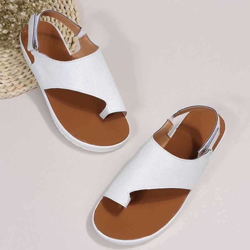 Femmes Casual Summer Beach Vacation Hook Loop Thumb Sandals