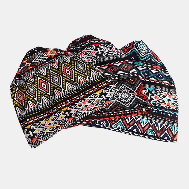 Femmes Couleur Diamant Motif Double Usage Baotou Chapeau Décontracté Cou Protection Parasol Écharpe Bonnet Chapeau