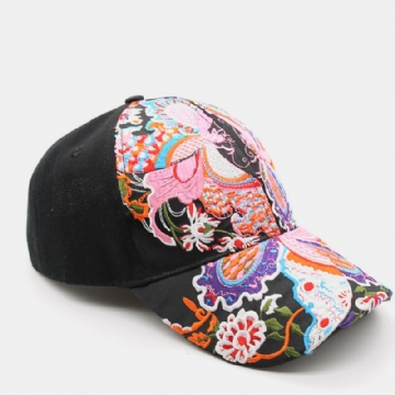 Femmes Crème Solaire Chapeau De Soleil Mode Fleur Broderie Canard Chapeau Casquette De Baseball