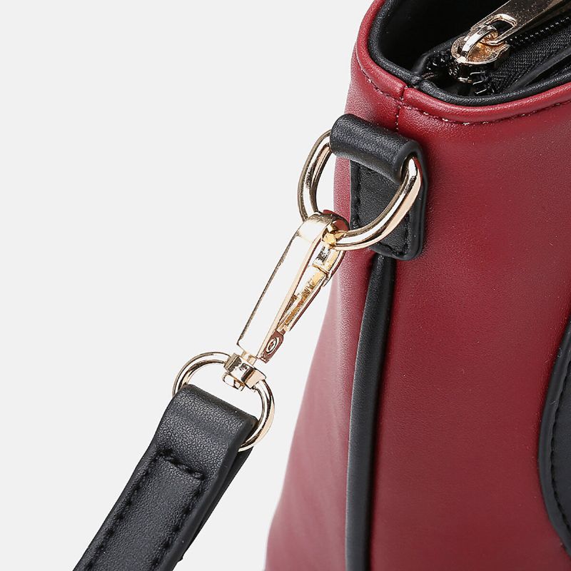 Femmes En Cuir Artificiel Motif De Chat Mignon Sac À Bandoulière Sangle Convertible Grande Capacité Sac À Main