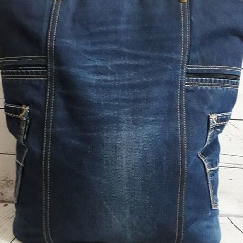 Femmes Fleur Imprimé Toile Sac À Main Sac À Bandoulière Sac À Main