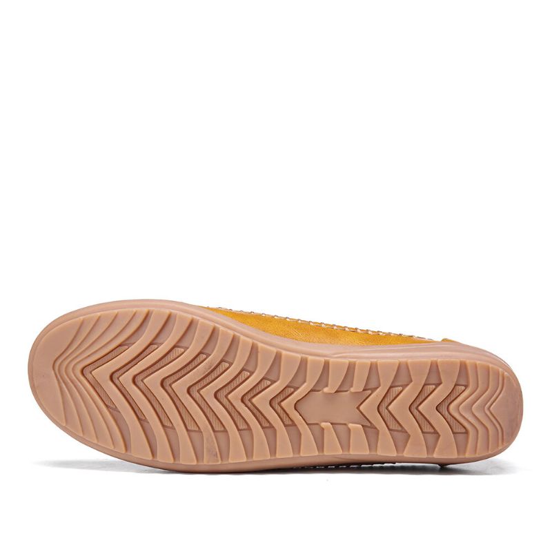 Femmes Floewrs Hollow Comfy Non Slip Casual Flat Mocassins