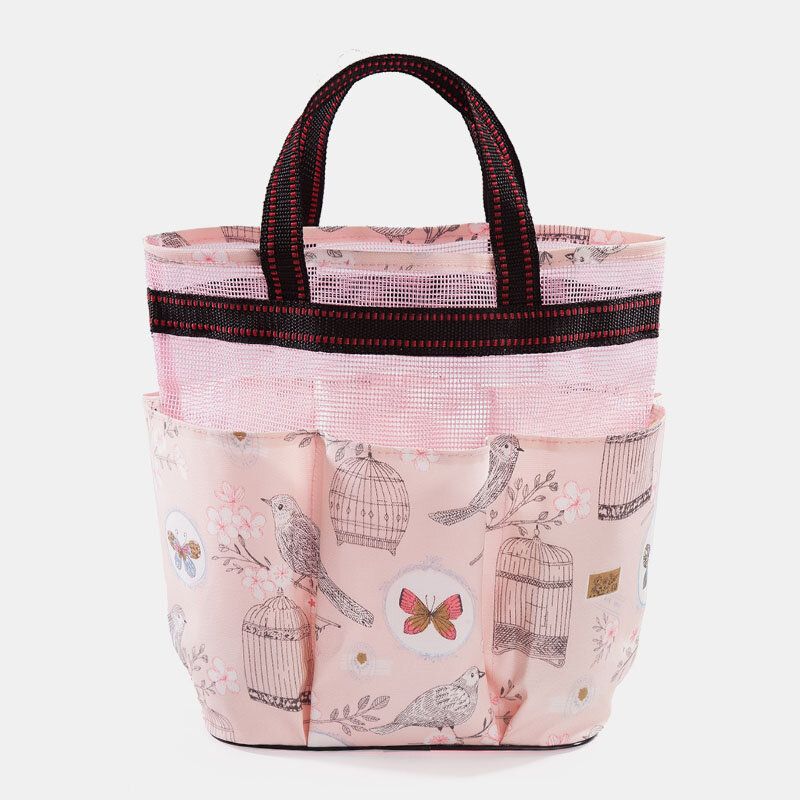 Femmes Grande Capacité Étanche Portable Tet Sac Sport En Plein Air Natation Sac Cosmétique Sac De Rangement