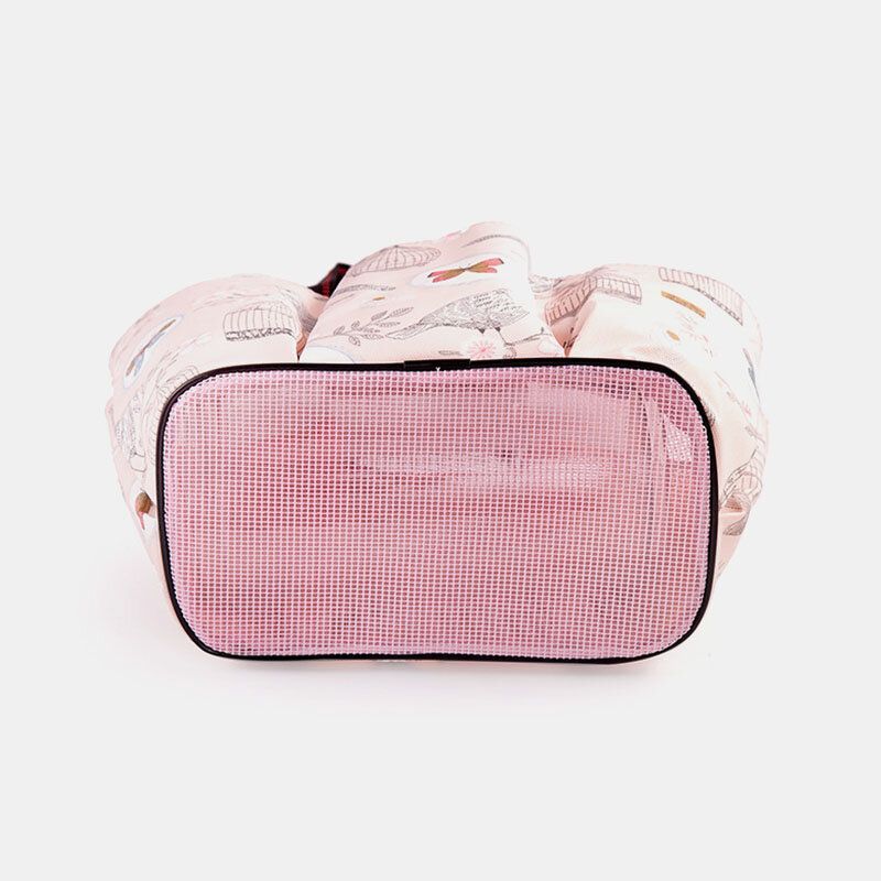 Femmes Grande Capacité Étanche Portable Tet Sac Sport En Plein Air Natation Sac Cosmétique Sac De Rangement