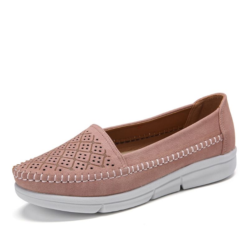 Femmes Hollow Comfy Massage Soft Sole Casual Flats