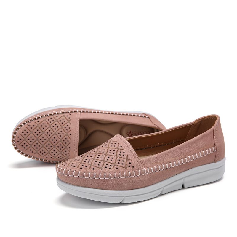 Femmes Hollow Comfy Massage Soft Sole Casual Flats