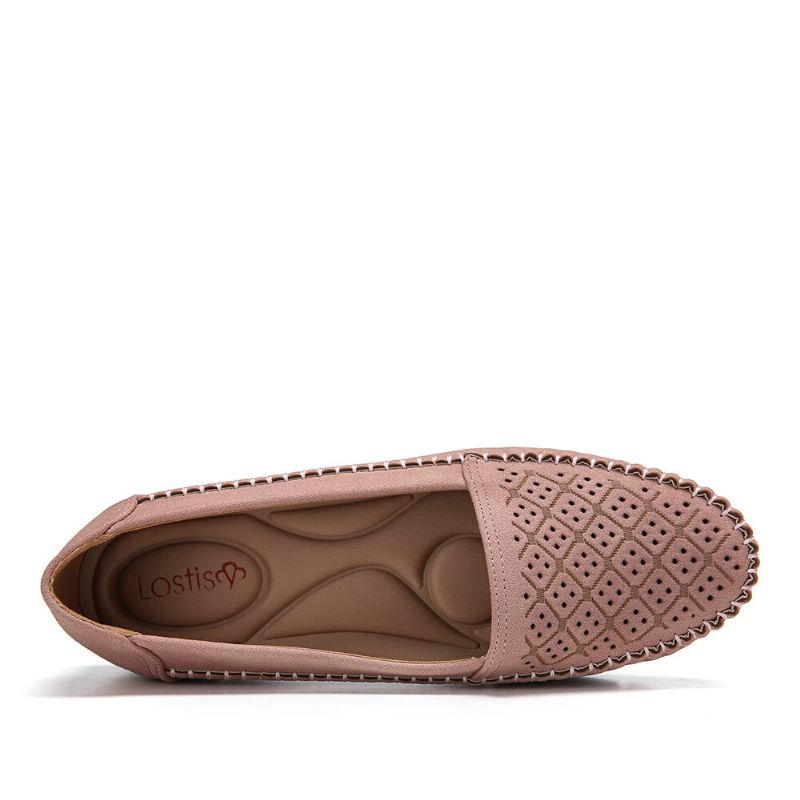 Femmes Hollow Comfy Massage Soft Sole Casual Flats