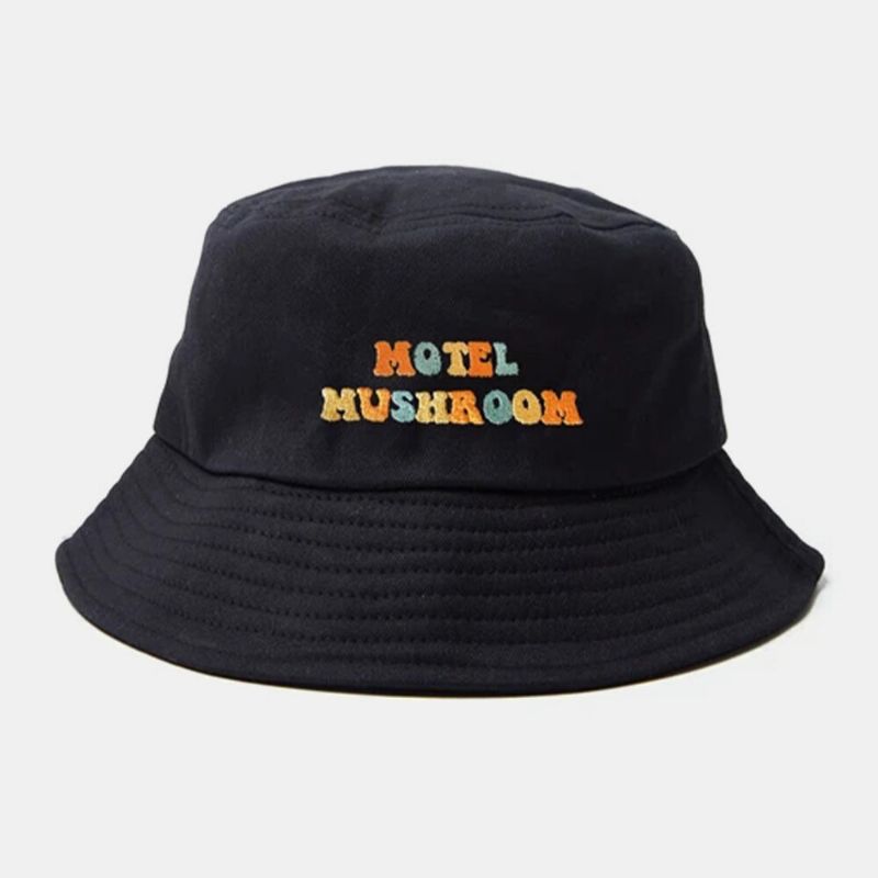 Femmes Hommes Motel Champignon Imprimé Motif Extérieur Décontracté Parasol Seau Chapeau