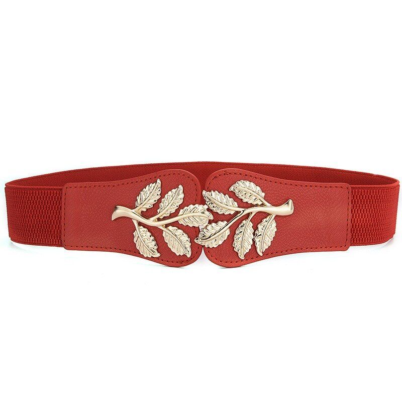 Femmes Jupe Décoration Taille Design Pu Ceinture Casual Wild Vogue Ceinture Élastique Taille Ceinture