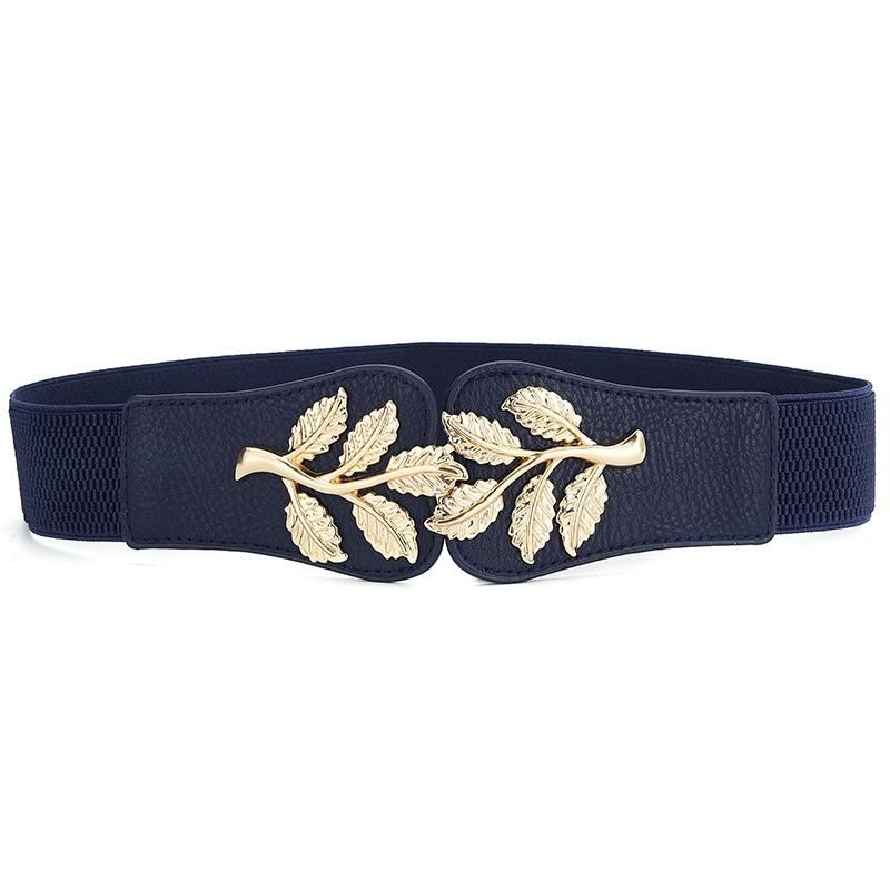 Femmes Jupe Décoration Taille Design Pu Ceinture Casual Wild Vogue Ceinture Élastique Taille Ceinture