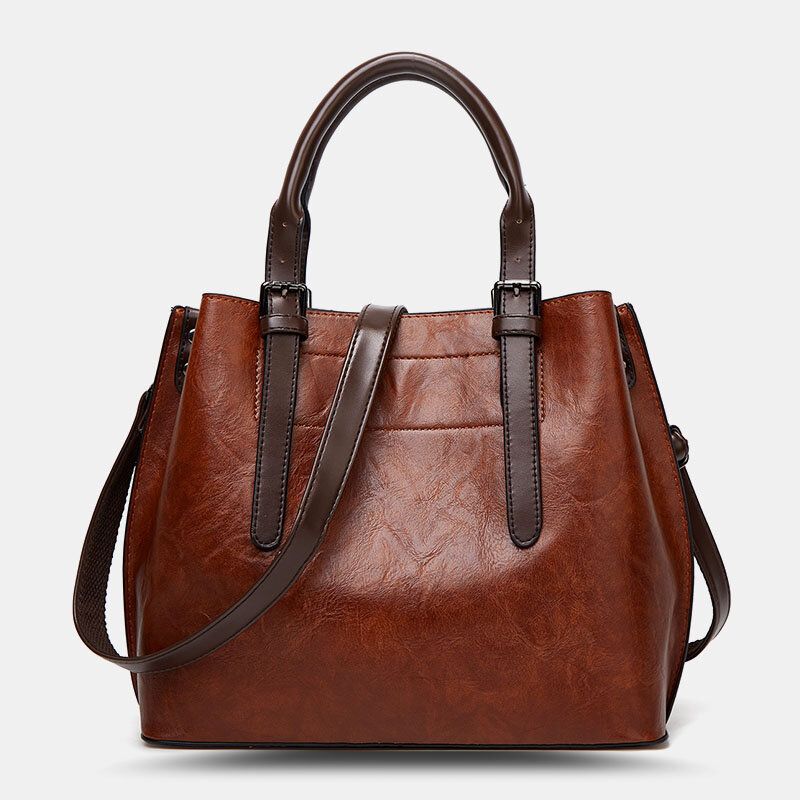 Femmes Léger Respirant Doux Vintage Grande Capacité Sac Bandoulière Sac À Bandoulière Sac À Main