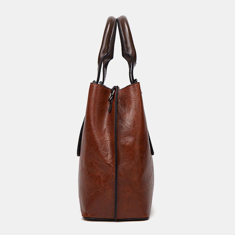 Femmes Léger Respirant Doux Vintage Grande Capacité Sac Bandoulière Sac À Bandoulière Sac À Main