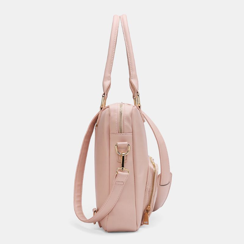 Femmes Multi-porter Multifonction Sac À Dos Mode Casual Grande Capacité 14 Pouces Sac Pour Ordinateur Portable Sac À Bandoulière Sac À Main Sac À Main