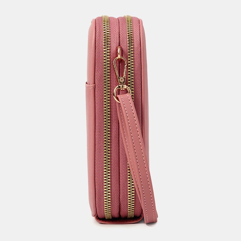 Femmes Ovale Solide Couleur Casual Téléphone Sac Bandoulière Sacs Épaule Sac Pochettes