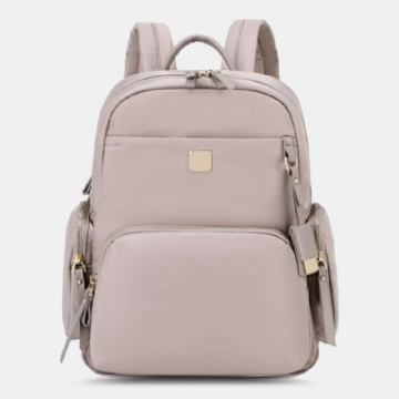 Femmes Oxford Grande Capacité Multi-poches Sac À Dos Casual 13.3/14 Pouces Sac Pour Ordinateur Portable