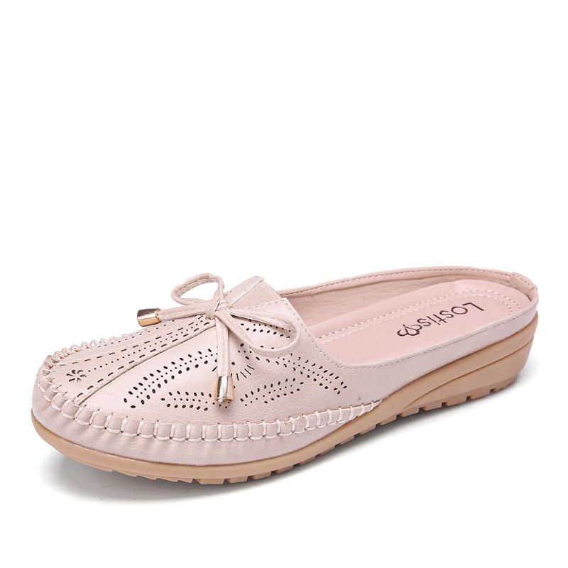 Femmes Papillon Kont Décoration Creux Casual Sandales Confortables