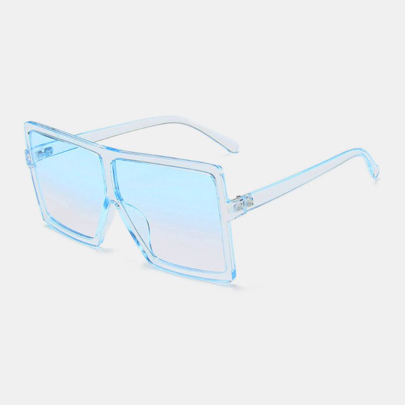 Femmes Plus Size Frame Square Shape Multi-color Fashion Personality Uv Protection Lunettes De Soleil